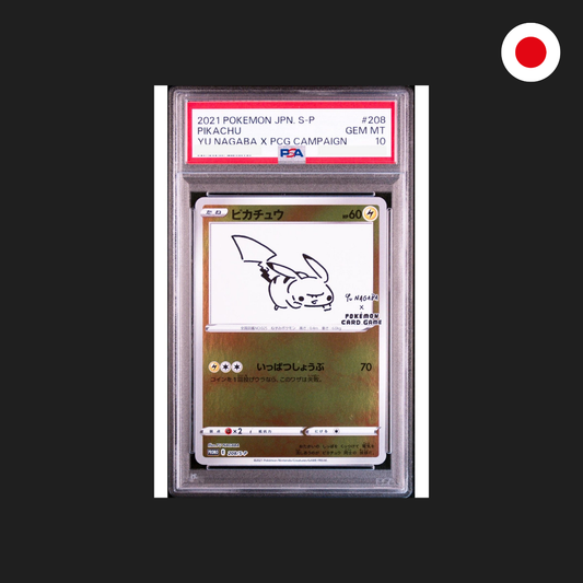 Pikachu Yu Nagaba PSA 10 Gem Mint – Pokemon Carta Promocional