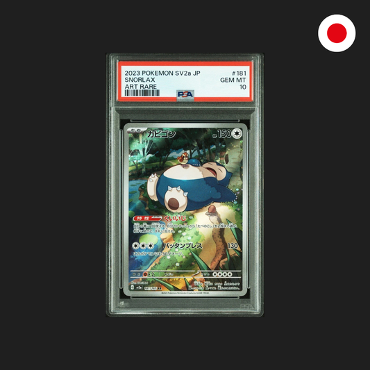 Snorlax AR PSA 10 Gem Mint – Pokemon 151 Carta 165/181